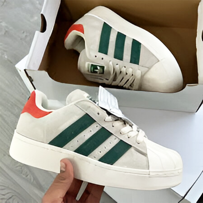 Superstar XLG 'Aluminium Collegiate Green' Sneakers