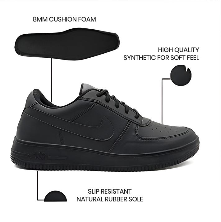 Nike Air Force 1 LE Men's Sneakers - Black Iconic Everyday Style