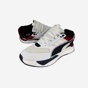 Puma Men's Mirage Sport Tech Sneakers - White Multi-Color Accents - Premium Comfort and Style