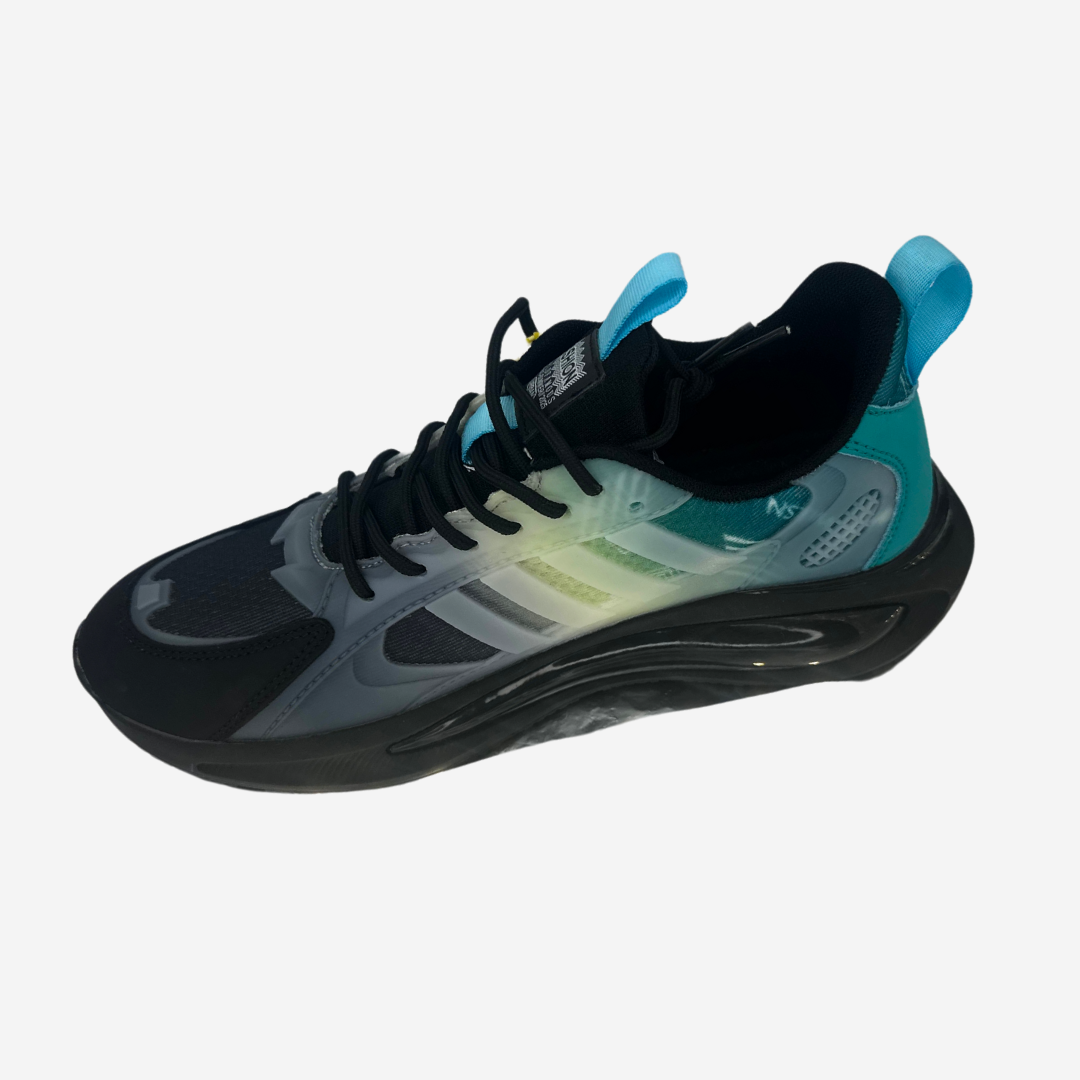 New Style Men's Sport Brand Fashion Athletic Running Shoes - Gradient Black Multi-Color