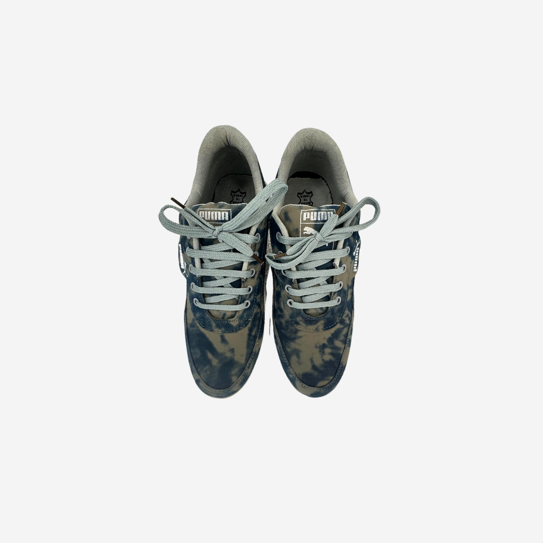 Men's Blue Camouflage Air Sneakers - Stylish Casual Lace-Up Sports Shoes