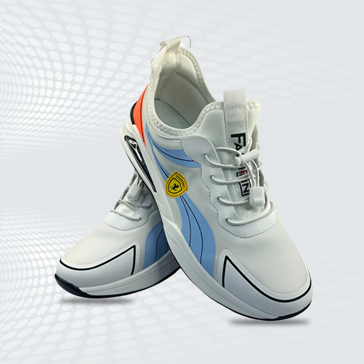Men's Bolf Sneakers - Off-White Premium Imported Shoes with Logo