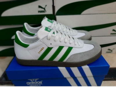 Adidas Samba OG Cloud White Green – Men’s Casual Shoes