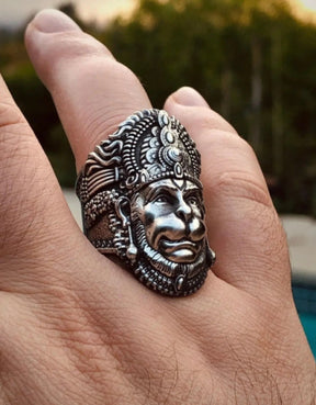 Hanuman Ring Sterling Silver